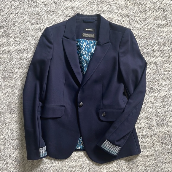 Mos Mosh navy blazer - Picture 2 of 7